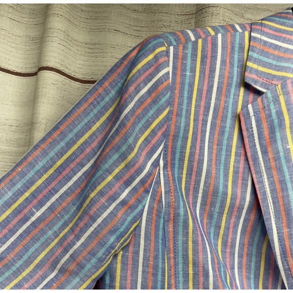 Vineyard Vines Women's Striped Blazer - Multicolor - Picture 6 of 14